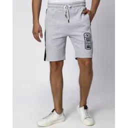 mufti Men Flat-Front Slim Fit Shorts-picture-39