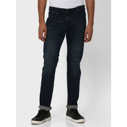Mufti Men Mid Rise Slim Fit Clean Look Light Fade Stretchable Jeans-picture-20