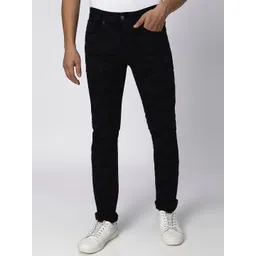 Mufti Men Mid Rise Slim Fit Stretchable Jeans-picture-15