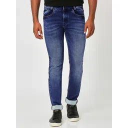Mufti Men Narrow Fit Heavy Fade Stretchable Jeans-picture-13