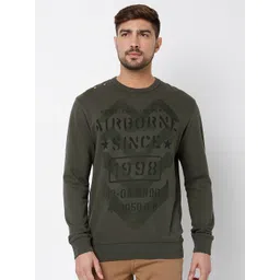 Mufti Men Printed Pure Cotton Sweatshirt-picture-29