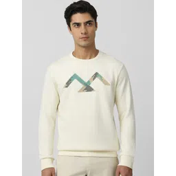 Mufti Men Printed Round Neck Cotton Sweatshirt-picture-31