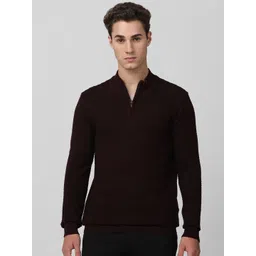 Mufti Men Self Design Pullover-picture-18