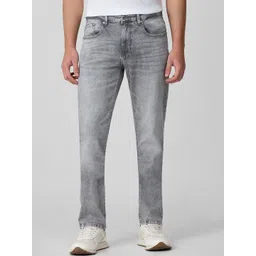 Mufti Men Straight Fit Heavy Fade Mid-Rise Stretchable Jeans-picture-18