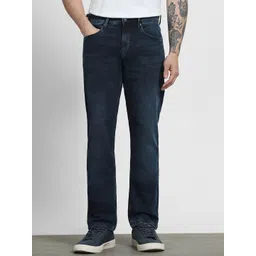 Mufti Men Straight Fit Light Fade Stretchable Jeans-picture-21