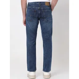 Mufti Men Straight Fit Light Fade Stretchable Jeans image 3
