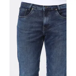 Mufti Men Straight Fit Light Fade Stretchable Jeans image 4