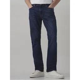 Mufti Men Straight Fit Mid-Rise Light Fade Stretchable Jeans-picture-32