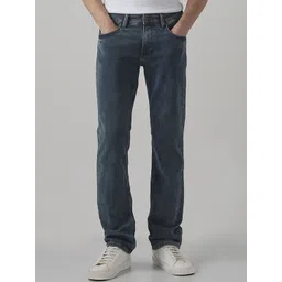 Mufti Men Straight Fit Mid-Rise Light Fade Stretchable Jeans-picture-31