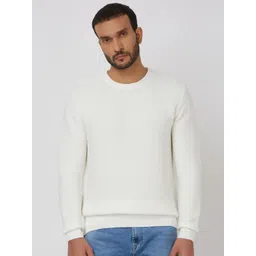 Mufti Men Textured Pullover Sweater-picture-28