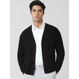 Mufti Men V-Neck Front-Open Sweaters-picture-40