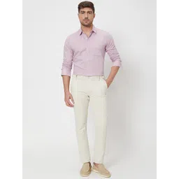 Mufti Slim Fit Spread Collar Cotton Casual Shirt-picture-23