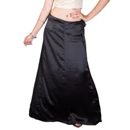 MuHeNeRa MuheneraBlack Satin Blend Petticoat-picture-44