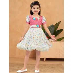 Muhuratam Girls Georgette Dresses-picture-52