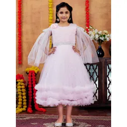 Muhuratam Girls Nylon Dresses image 1