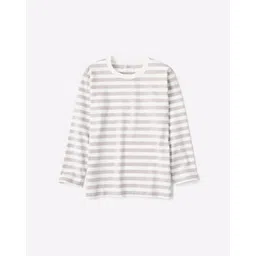muji Striped Crew-Neck T-Shirt image 4