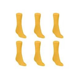 MUKHAKSH Girls Pack Of 6 Calf Length Socks-picture-20