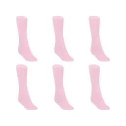 MUKHAKSH Girls Pack Of 6 Calf-Length Socks-picture-21