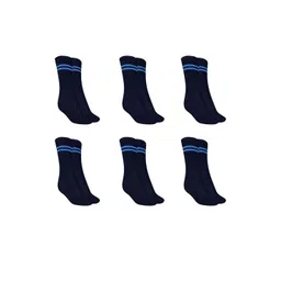 MUKHAKSH Girls Pack of 6 Pairs Calf Length Socks-picture-36