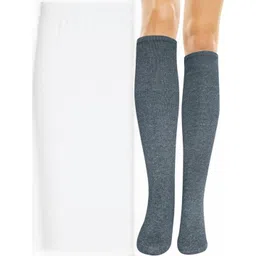 MUKHAKSH Kids Grey Socks-picture-37