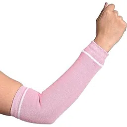 mukhaksh (Pack of 1 Pair = 2 Arm Sleeves Women Ladies Girls Winter Woolen Warm Pink Arm Warmer for Winter, Cold Weather, Biking, Cricket, Cycling, Golf, Football, for Scooty, Outdoor Sports-picture-20