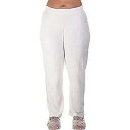 mukhaksh (Pack of 1 Women Girls Ladies Warm Woolen Winter Fleece White Pyjamas without pocket-picture-19
