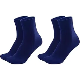 mukhaksh (Pack of 2 Pairs = 4 Socks Men Women Boys Girls Unisex Cotton Ankle Length Sports Socks Cricket Basketball Tenis Football Athletics Socks-picture-19