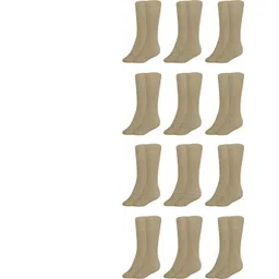 MUKHAKSH Unisex Beige Socks-picture-51