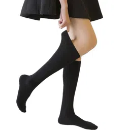 MUKHAKSH Unisex Black Socks image 3