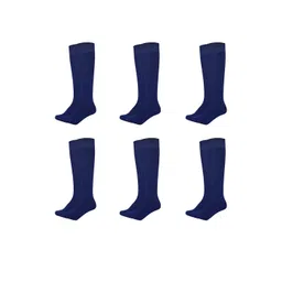 MUKHAKSH Unisex Blue Socks-picture-33