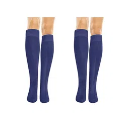 MUKHAKSH Unisex Blue Socks-picture-22
