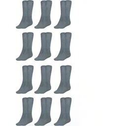 MUKHAKSH Unisex Grey Socks-picture-15