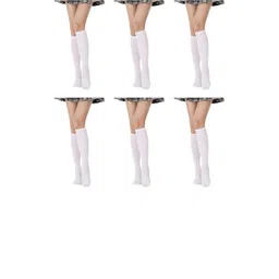 MUKHAKSH Unisex White Socks-picture-27