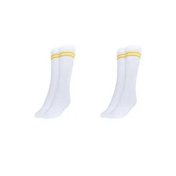 MUKHAKSH Unisex White Socks-picture-23