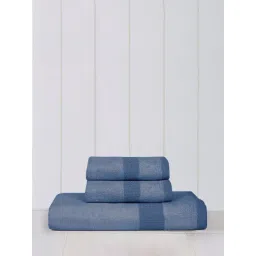 Mulberry Living Bamboo Bliss Blue 525 GSM Towel Set Set of 3-picture-46