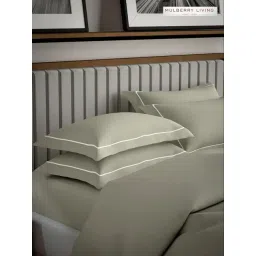 Mulberry Living Cotton Serenity Green 250 TC Set of 2 Pillow Covers-picture-22