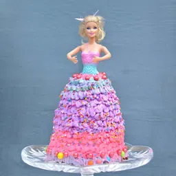Multi Colored Designer Barbie Cake (2 Kg)-picture-32