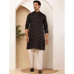 MULTI SHADES Men Printed Regular Kurta Sets-picture-22