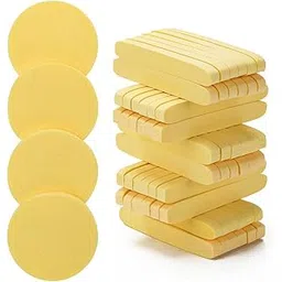 Multibrite 24Pcs Reusable Compressed Facial Sponges, Makeup Remover Pads, Face Cleansing Pads, Cosmetic Spa Sponges for Removing Dead Skin, Facial Cleansing, Gentle Exfoliating, Makeup Removal-picture-38