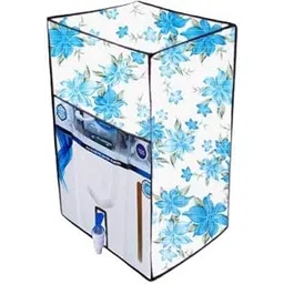 Multicolor Water Purifier RO Cover for Aquaguard, Kent Grand, Kent Pearl Ro Body Cover For Kent Grand Plus (Sky Blue and White) Design-11 image 1