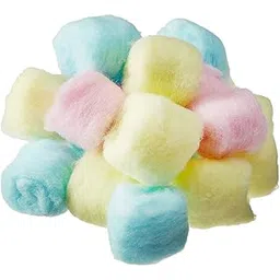 Multicolour Cotton Balls Use For nail polish & face make-up removal, skincare, Baby care, Arts & Crafts - 50 Pcs-picture-10