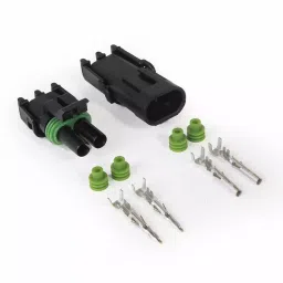 MULTICOMP PRO Connector Kits 2 Conductor 12AWG Weatherproof Automotive Connector Set, 27-10173-picture-10