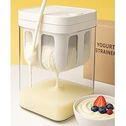 Multipurpose Yogurt Maker with 1100ml Strainer | Easy Curd Filter with Lid | Kitchen Cheese & Paneer Making Tool-picture-17