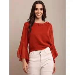 MUMRAA Bell Sleeve Top-picture-12