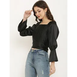 MUMRAA Flared Sleeve Crop Top-picture-19