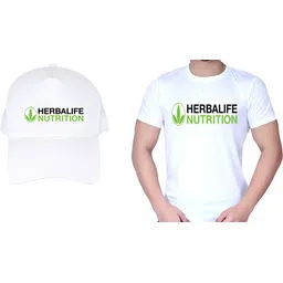 mungeriya Pack of 2 Men Printed Round Neck Polycotton White T-Shirt-picture-10