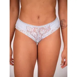 Munns & Mars Women Self Design Lace Low-Waist Cotton Bikini Brief-picture-36