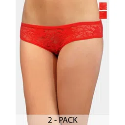 Muquam Pack Of 2 Low Rise Bikini Briefs Briefs-picture-13