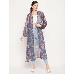 Murcia Women Printed Longline Shrug-picture-27