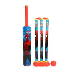 MUREN Spiderman Printed Plastic Cricket Play Set-picture-10